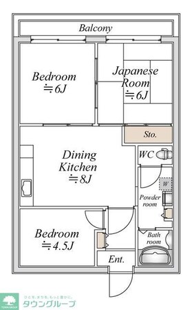 ブルームライフ横浜生麦の物件間取画像